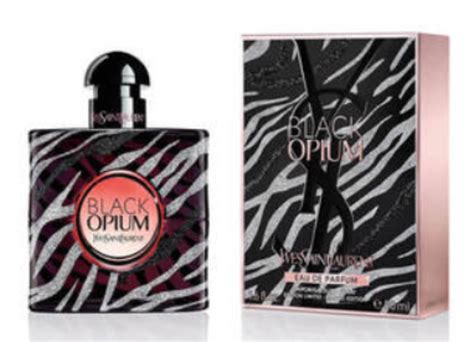 ysl black opium zebra